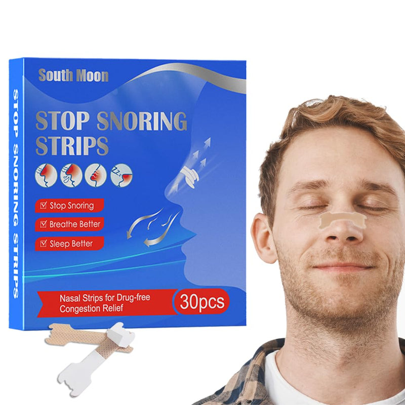Hiloi Nasal Strips Anti Snoring Nose For Better Breathing Snoring Prevent, Nose Strips Sleep Improvement Plasters, Nose Strips For Sleep And Sports Pack Of 30 - NewNest Australia