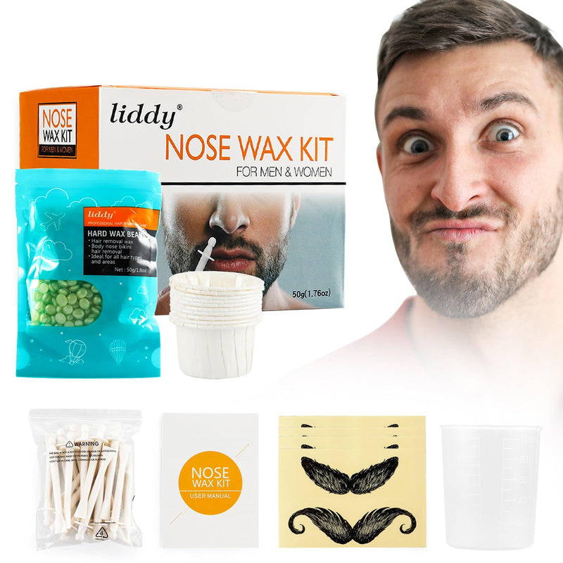Nose Hair Removal Wax Kit, 50 G Wax, Nose Wax Kit, Nose Hair Wax Set, Nose Hair Wax, Nose Wax Sticks, Nose Hair Removal Wax, Nose Wax Set For Men And Women, 50 G - NewNest Australia