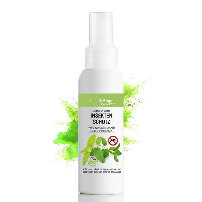 𝗗𝗿. 𝗕𝗲𝗿𝗴𝗲𝗿 Insect repellent [VEGAN] mosquito repellent | Protection against ticks, mosquitoes, gnats, horseflies | Skin spray also suitable for children - natural protection against mosquito bites - NewNest Australia