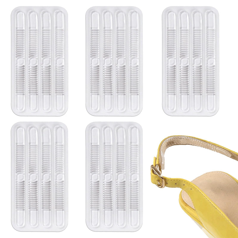 NITAIUN Pack of 20 High Heel Pads Gel Insoles Cushion Pads, Non-Slip Heel Cushions, Self-Adhesive Shoe Cushions, Heel Grips Liner Inserts, Shoe Cushions, Heel Protection for Women (20 Pieces) - NewNest Australia