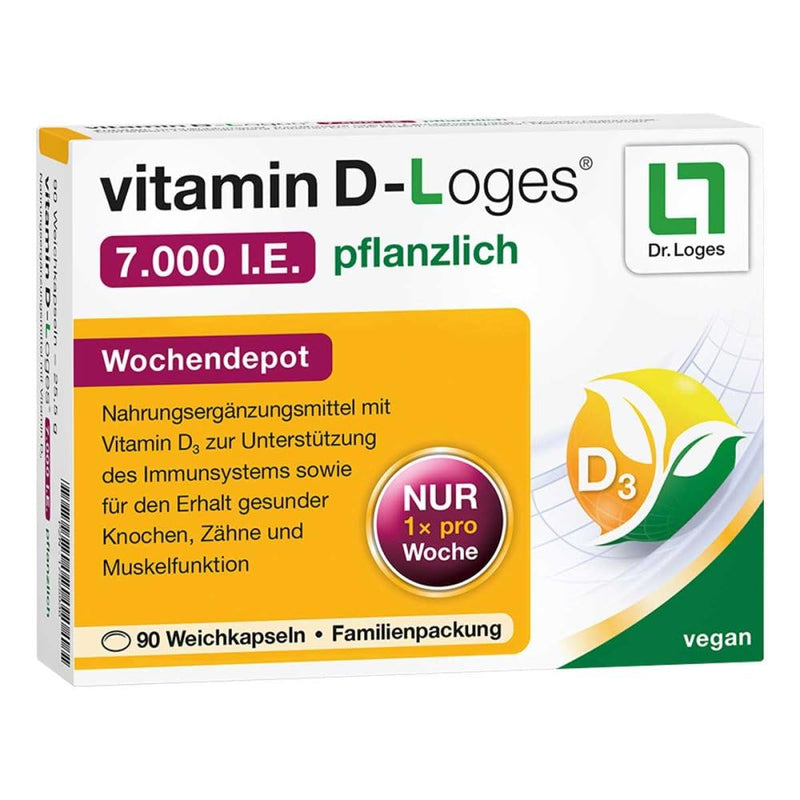 vitamin D-Loges 7,000 international units plant-based - Vita 90 pcs - NewNest Australia