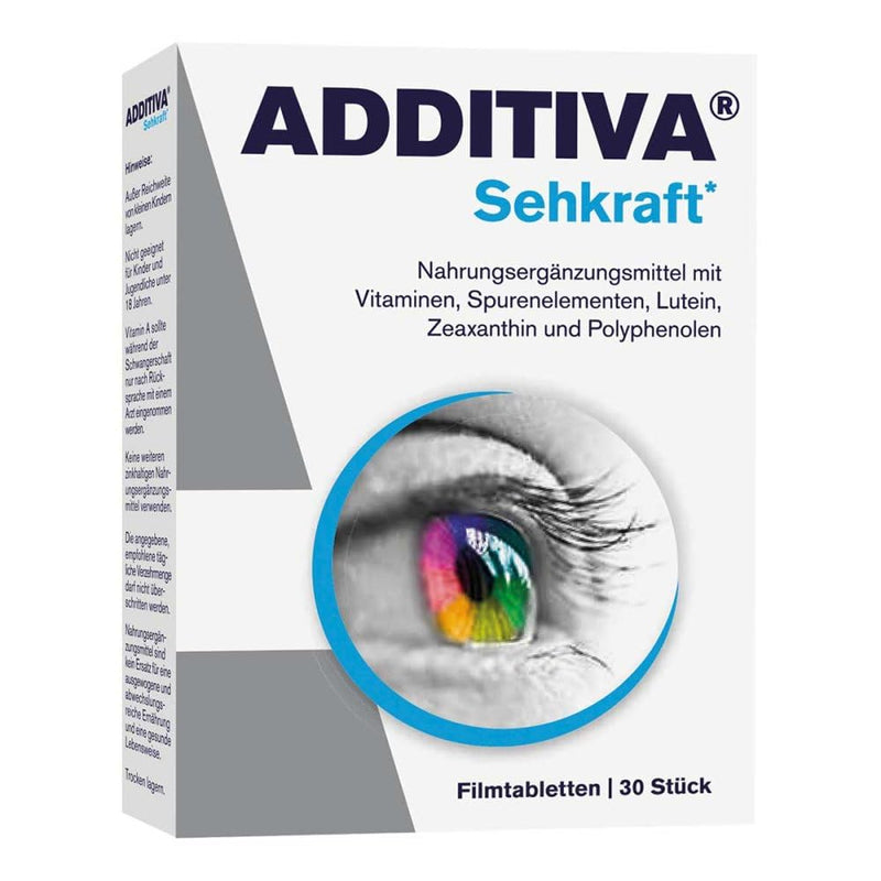 Additiva eyesight film-coated tablets 30 pieces - NewNest Australia