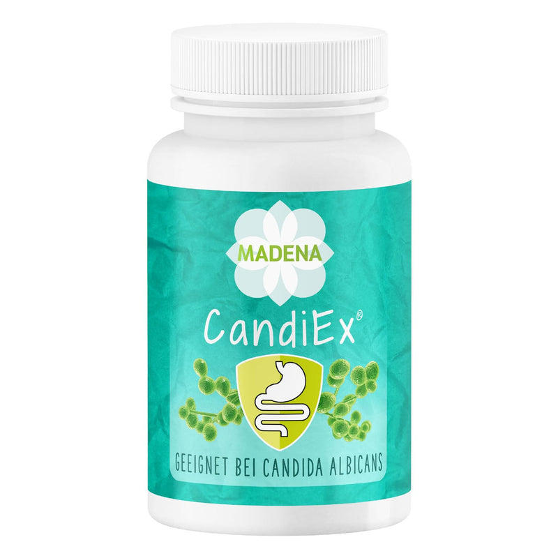 Madena Candiex, 20 Billion Lactobacilli And Bifidobacteria Per Daily Dosage, For Candida Albicans, 9 Different Bacterial Strains, With Organic Acacia Fibers And Resistant Starch Type 3 - NewNest Australia
