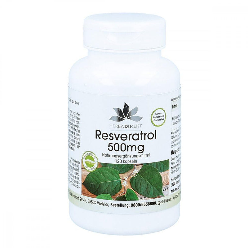 Resveratrol 500 mg capsules 120 pieces - NewNest Australia