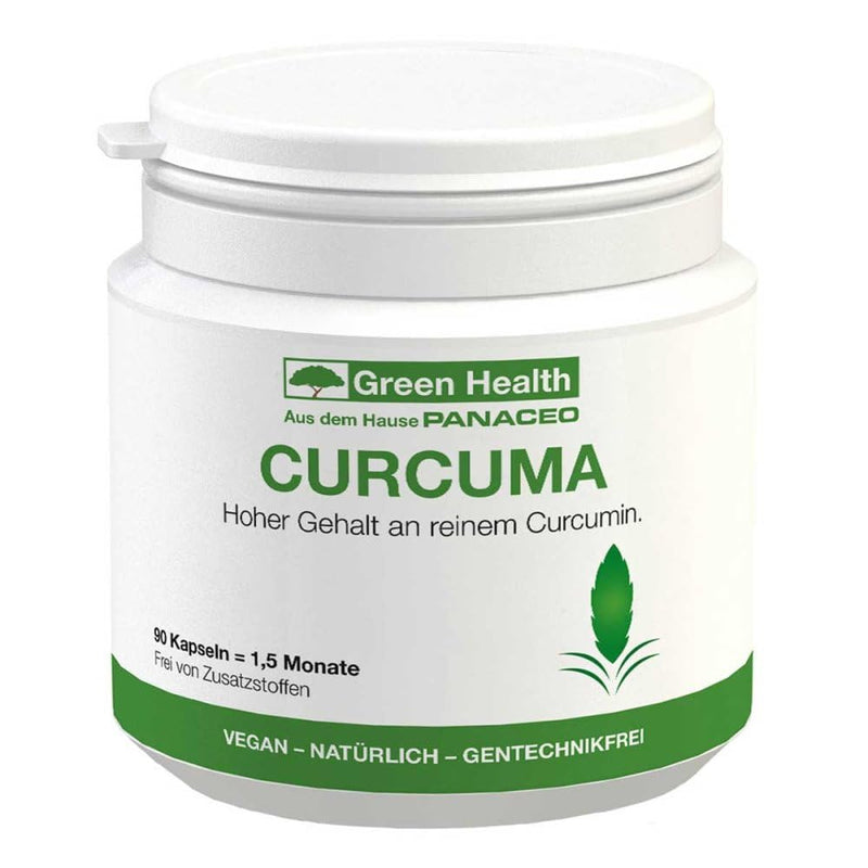 Panaceo Green Health Curcuma Capsules 90 pcs - NewNest Australia