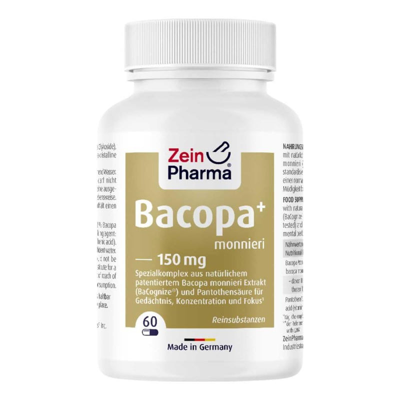 Bacopa Monnieri Brahmi 150 mg capsules 60 pieces - NewNest Australia
