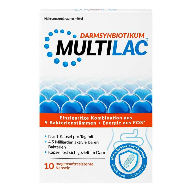 Multilac intestinal synbiotic 10 pieces - NewNest Australia