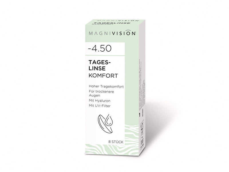 MAGNIVISION daily lenses comfort -4.50, 1 piece (pack of 8) - NewNest Australia