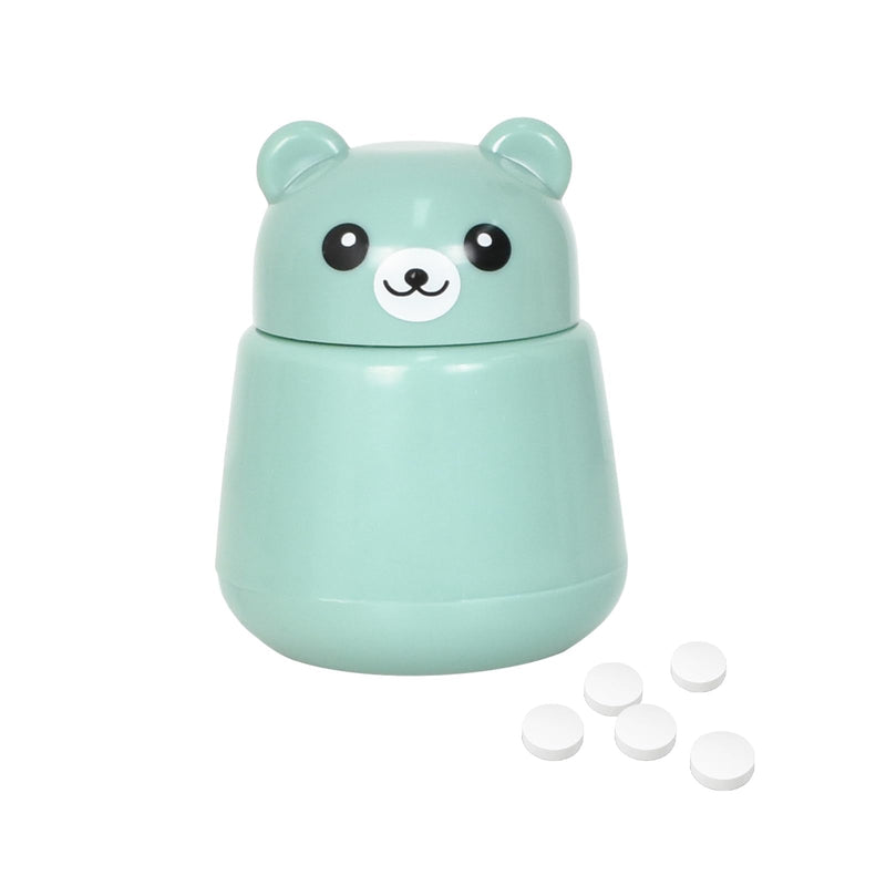 Bear Pill Cutter, Tablet Grinding, Portable Pill Crusher, Pill Mortar For Small And Large, Mortar For Medication, Rotating Tablets, Crushing Mortar, For Pets And Children (Green) - NewNest Australia