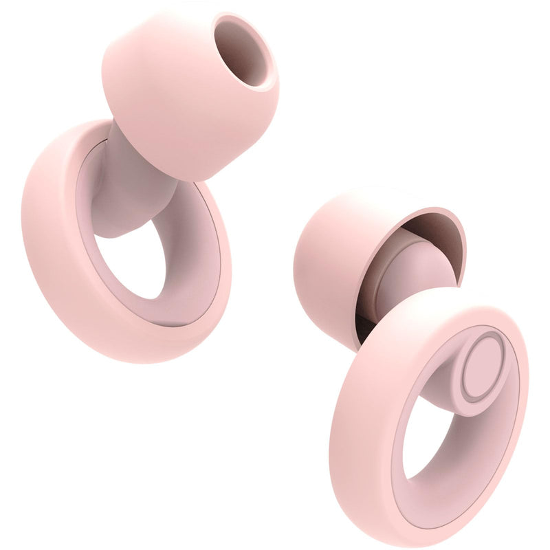 JAYINE Earplugs for Sleeping, Reusable Soft Silicone Earplugs, Hearing Protection Sleeping Earplugs SNR 30dB for Snoring, Work, Study and Travel, XS/S/M/L - Pink - NewNest Australia