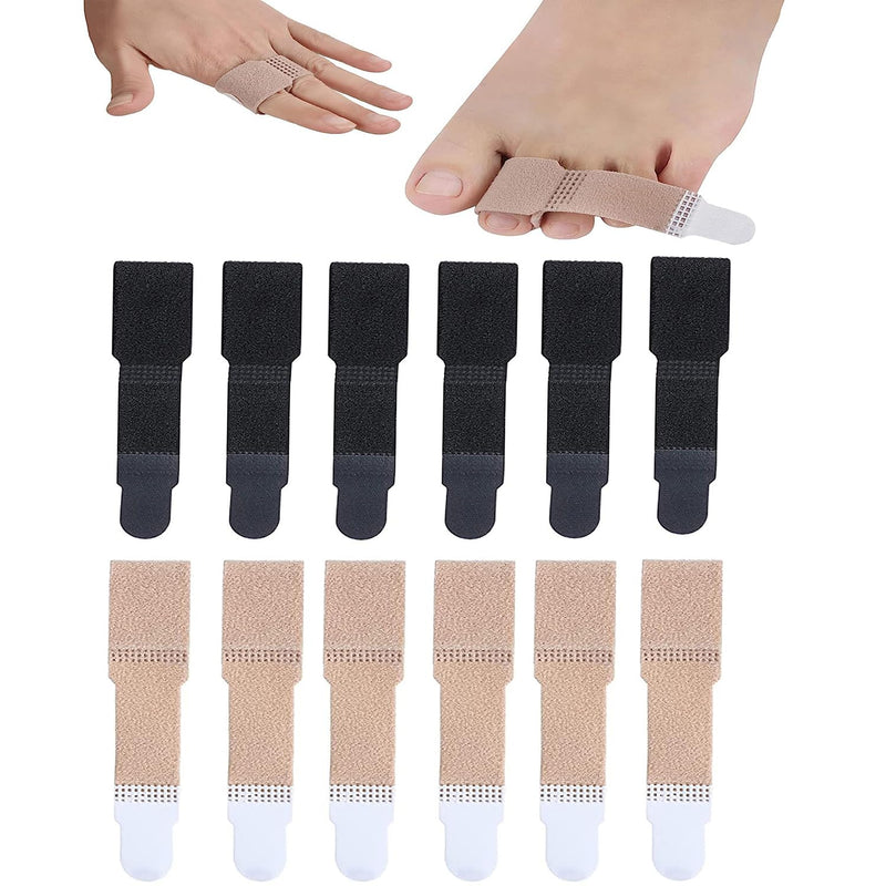 Joyola 12 X Hammer Toe Bandage, Hammer Toe Corrector, Correction Spacer, Universal Toe Correction Band, Toe Protection Bandage, For Finger Hammer Toe Separator - NewNest Australia