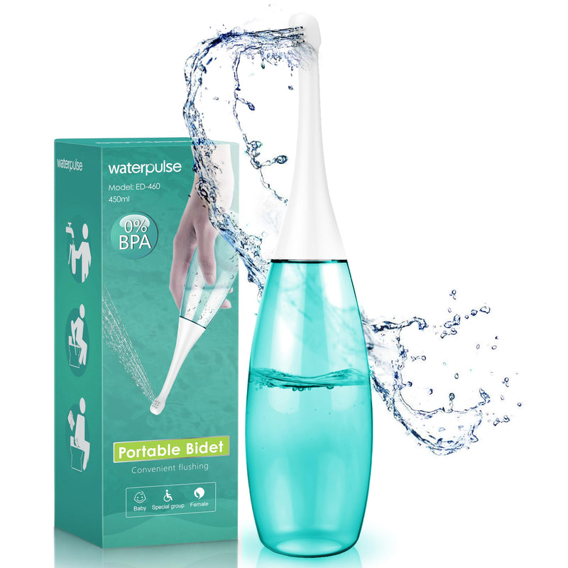 Bidet Portable, Po Shower Puerto Bed, Podouche 450 Ml, Intimate Shower With Replacement Nozzle, Shower Ash With Storage Bag, Peri Bottle Postpartum Woman, Bidetlity Travel Toilet - NewNest Australia