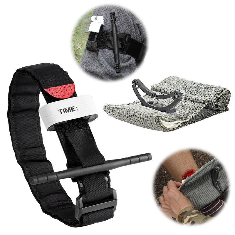 Tourniquet Bandage Set, 3.8 X 95 Cm Tourniquet Tactical, Emergency Tourniquet, Israeli Tactical Tourniquet, First Aid Storage Hose, Emergency Bandage For Hiking, Mountaineering, Sports, Climbing, - NewNest Australia