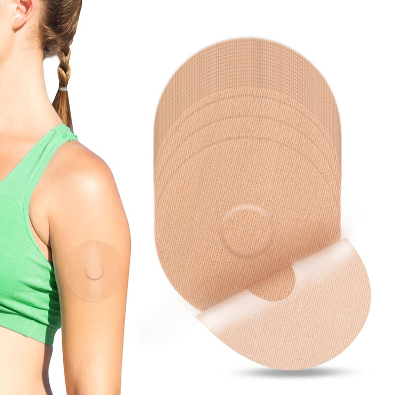 Freestyle Libre 3 Plasters Waterproof, Pack Of 20 Libre 3 Sensor Stickers, Waterproof And Durable Plasters For Freestyle Libre 3, Thin Film Patch, Easy To Use By Youshares (Pack Of 20, Brown) - NewNest Australia