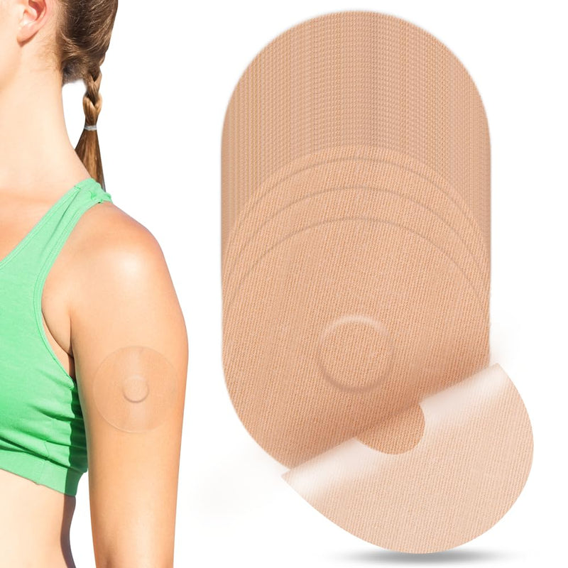 Freestyle Libre 3 Plasters Waterproof, Pack Of 40 Libre 3 Sensor Stickers, Waterproof And Durable Plasters For Freestyle Libre 3, Thin Film Patch, Easy To Use By Youshares (Pack Of 40, Brown) - NewNest Australia