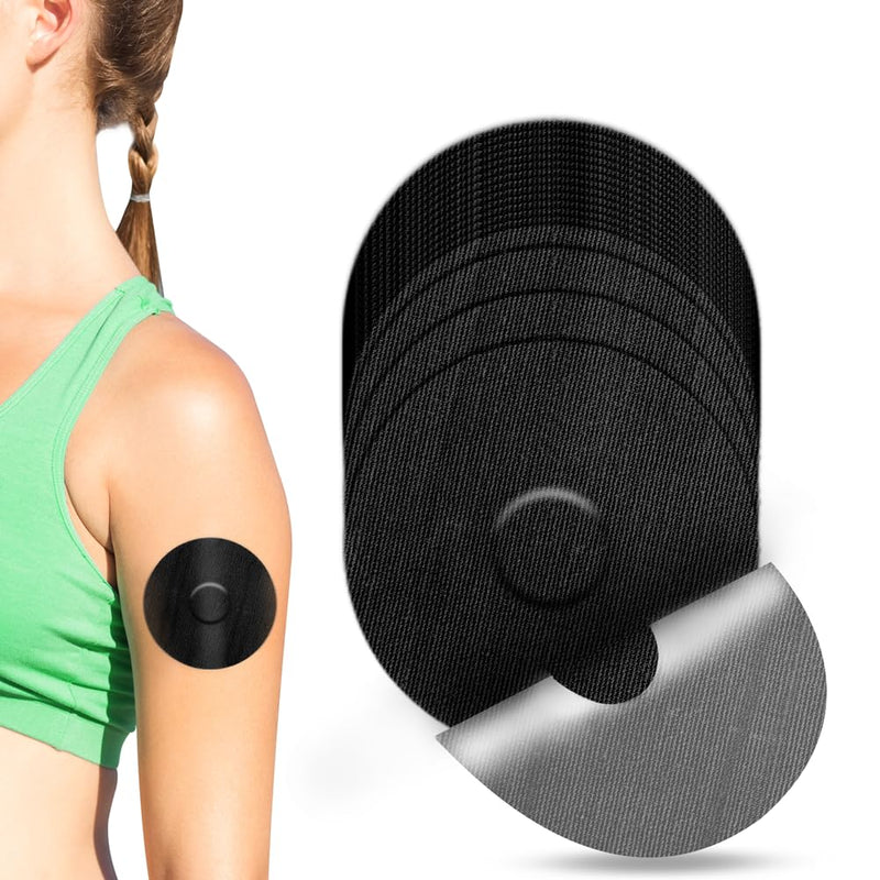Freestyle Libre3 Plasters Waterproof, Pack Of 20 Libre 3 Sensor Stickers, Waterproof And Durable Plasters For Freestyle Libre 3, Thin Film Patch, Easy To Use By Youshares (Pack Of 20, Black) - NewNest Australia