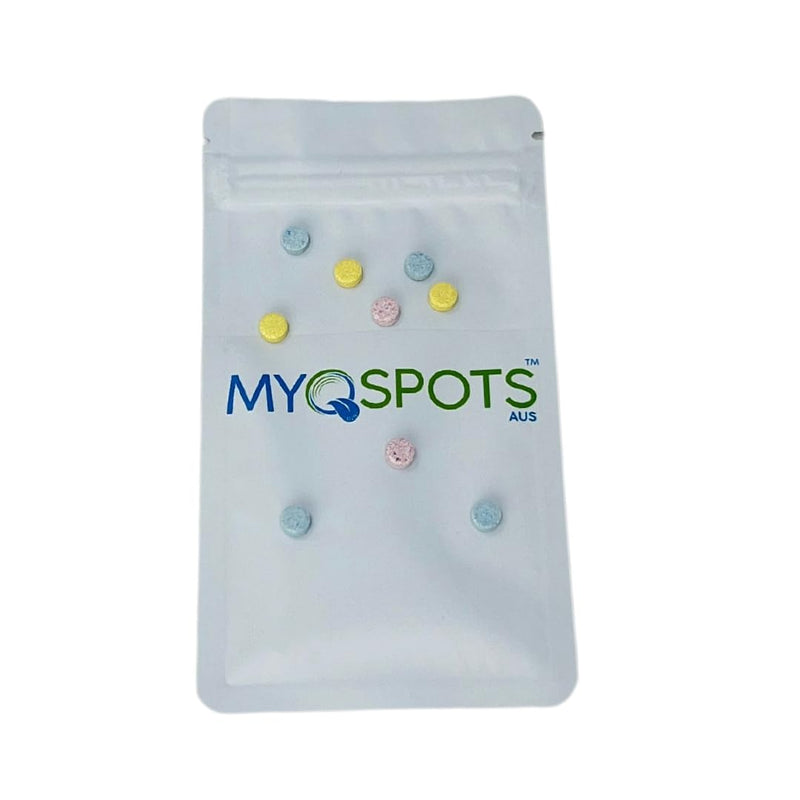 Myospots - Effective training for the tongue rest position in different flavors - 100 tablets - Versatile support for breathing and health (trial pack approx. 10 pieces) Trial pack approx. 10 pieces - NewNest Australia