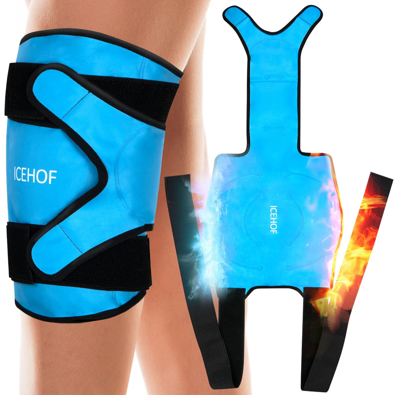 Icehof Knee Cooling Cuff ‚ Universal Use ‚ Cooling Pad Knee ‚ Cooling Pad Knee Support For Knee Pain ‚ Cooling Pads Cooling Pack Large Cooling Pack Knee Cooling Bandage Knee - NewNest Australia