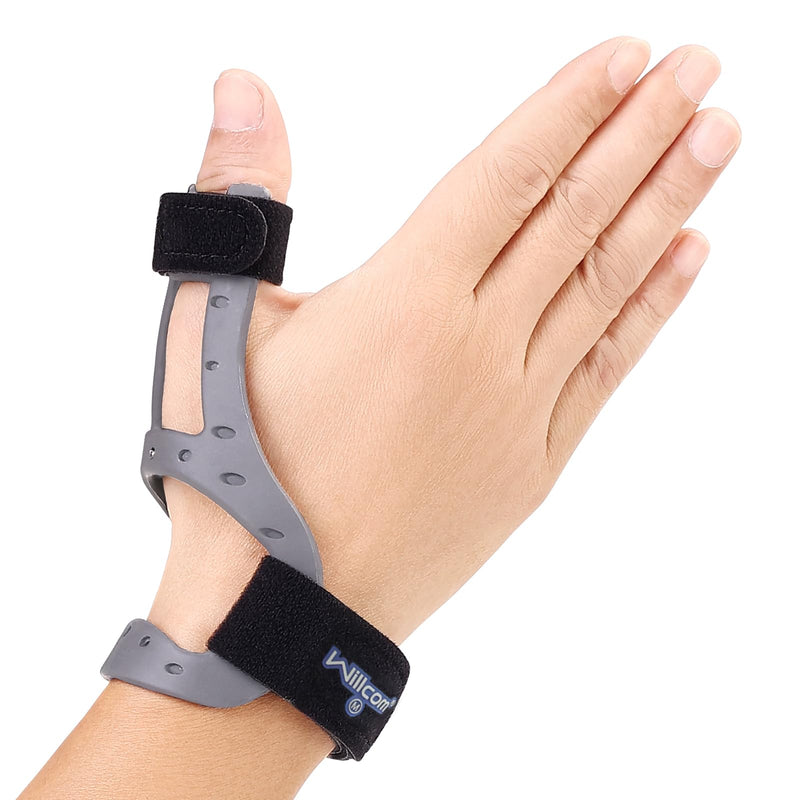 Willcom Universal Thumb Brace Left Right Breathable Silicone Thumb Bandage for Arthritis, Tendonitis, Sprains Thumb Saddle Joint Thumb Support (M) M - NewNest Australia