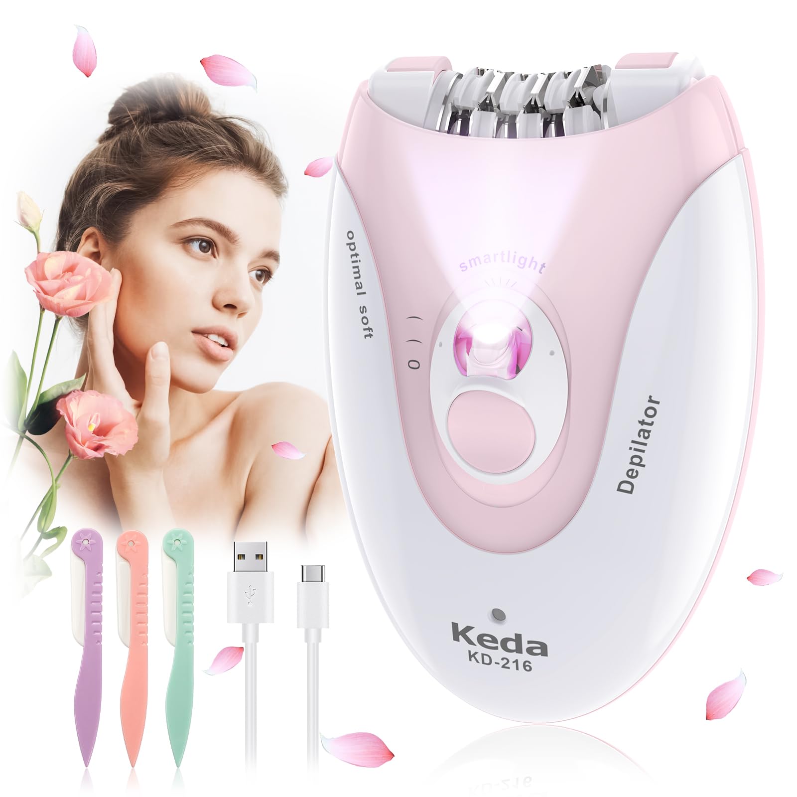  Bubbacare Epilator for Women Face Epilator for Women Facial  Epilator Hair Remover -122957 : Beauty & Personal Care