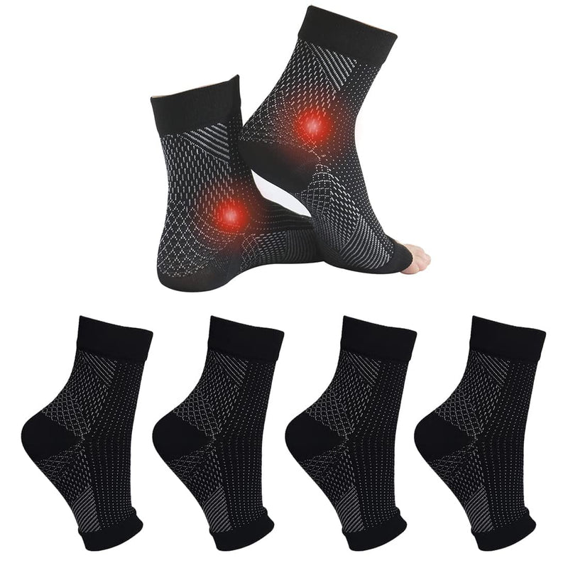 Pairs Of Ankle Bandage Orthopedic Compression Socks For Women And Men For Plantar Fasciitis Socks Arthritis Joint Pain Heel Spur Neuropathy Foot Bandages Ankle Joint - NewNest Australia