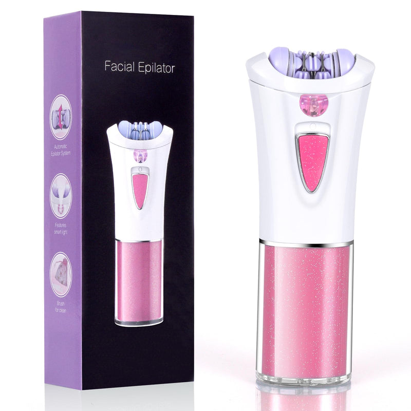 Uraqt Women'S Epilator, Epilator For Hair Removal With Massage Rollers, Gentle Long-Lasting Epilator Women'S Razor, Razor Attachments For Body, Peeling, Cleaning, Bag, Gift For Woman (Battery). - NewNest Australia
