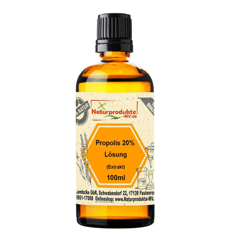 Propolis solution (extract) 20% in alcohol 100ml cosm. raw material - NewNest Australia