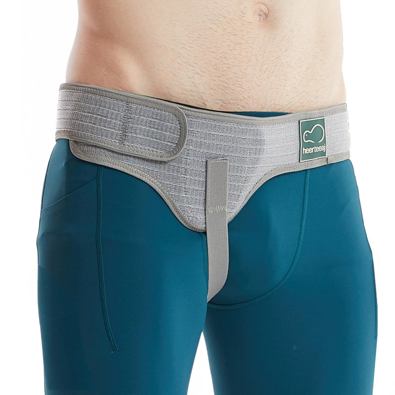 HEERTEAJ Inguinal Hernia Belt I For Right and Left Side I Inguinal Hernia Belt I Postoperative Inguinal Hernia Support Belt for Men | Adjustable elasticity Left Side L - NewNest Australia