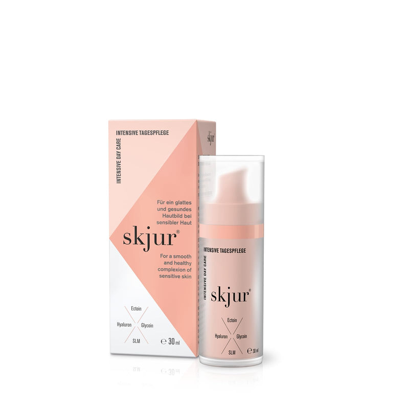 Skjur intensive day care. The moisturizing facial care for every day with ectoin, glycoin, hyaluronic acid and SLM, vegan skincare (30ml) 30ml - NewNest Australia