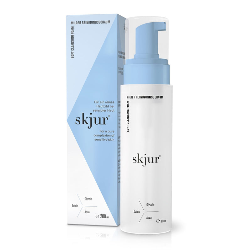 Skjur mild cleansing foam. Facial cleansing for every day without drying out your skin with ectoin and glycoin, 200ml - NewNest Australia