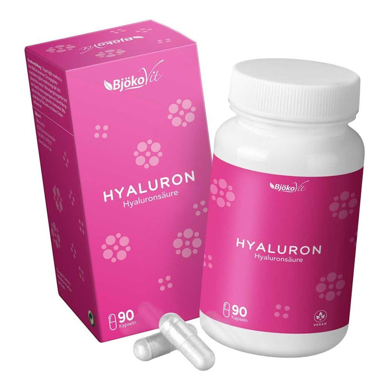 Hyaluronic acid 500 mg vegan capsules 90 pieces - NewNest Australia