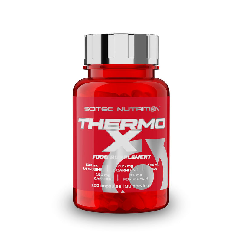 Scitec Nutrition Thermo-X, with L-Tyrosine, L-Carnitine, HCA, Caffeine and Forskolin, 100 capsules - NewNest Australia