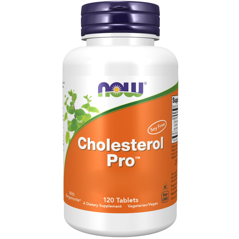 Now Foods, Cholestrol Pro, with bergamot and phytosterols, 120 vegan tablets, laboratory tested, vegetarian, soy-free, gluten-free, non-GMO - NewNest Australia