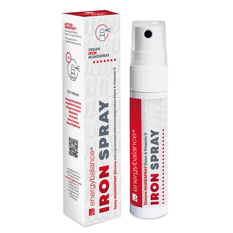 Iron Spray mouth spray with liposomal microencapsulated iron & vitamin C, 150 sprays, for up to 1 month - NewNest Australia