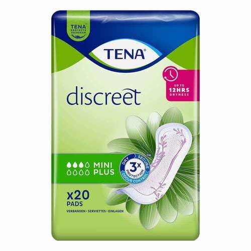 TENA DISCREET incontinence pads mini plus 20 pcs - NewNest Australia