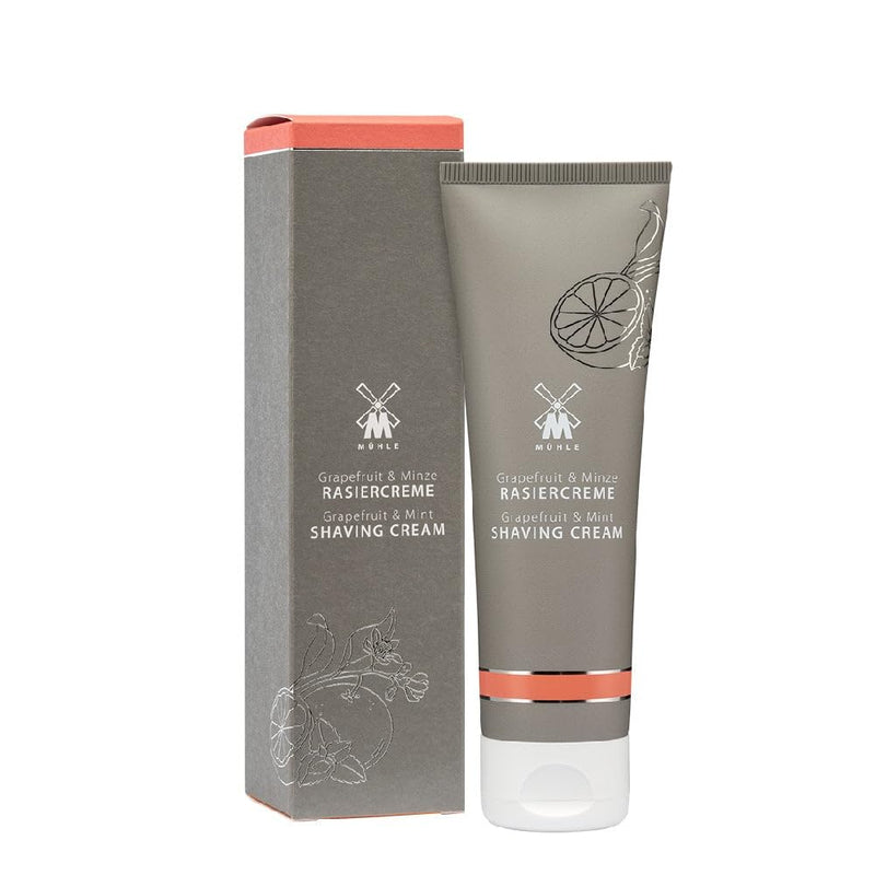 MÜHLE shaving cream - creamy shaving foam with grapefruit & mint for all skin types - fruity & invigorating - 75 ml - NewNest Australia
