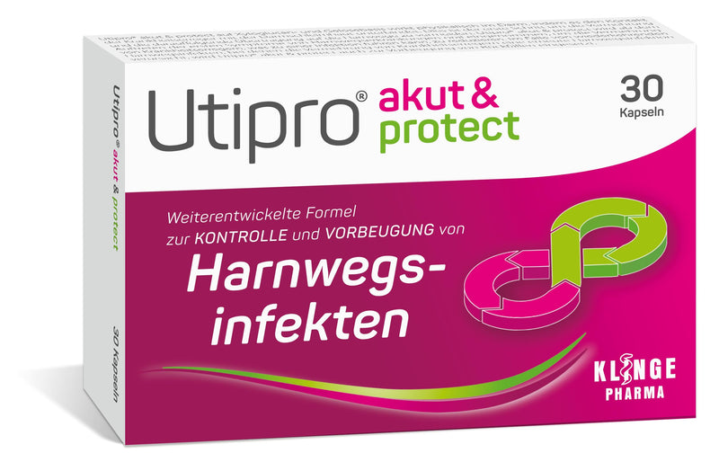 Utipro Acute & Protect, Triple Strength For Acute And Recurrent Cystitis, Acute And Preventative, Supports Antibiotic Therapy, Reduces Bacteria In The Bladder And Intestines, Pack Of 30 - NewNest Australia