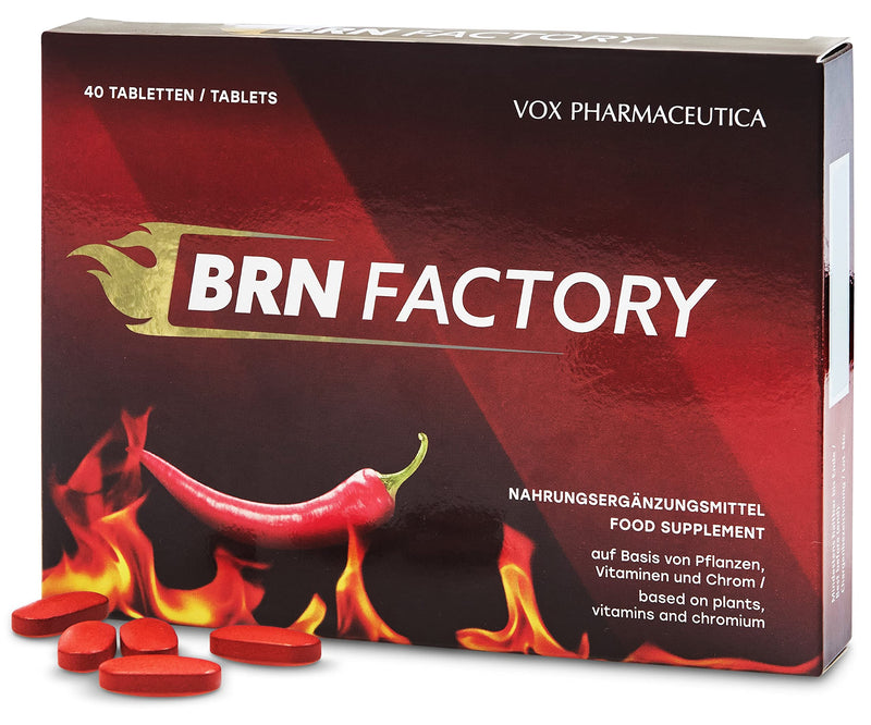 BRN Factory. 40 red tablets to achieve the desired results faster. Formulation created in synergy with nature. With chili, chromium, niacin and vitamins. (Boosters) Boosters - NewNest Australia