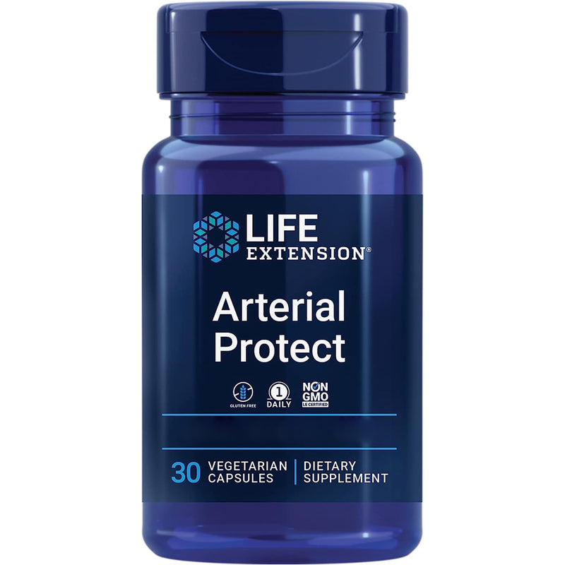 Life Extension, Arterial Protect, Pine Bark Extract and Gotu Kola, 30 Vegan Capsules, Laboratory Tested, Gluten Free, Vegetarian, Soy Free, Non-GMO - NewNest Australia