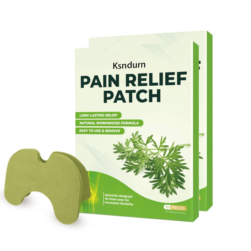 Pain Relief Patch Knee, Ksndurn Pain Relief Patch Pack of 20 - Pain Plasters Wellnee Plasters for Knees Pain Plasters Knee Wormwood Plasters for Pain Relief - NewNest Australia