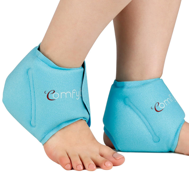 Comfytemp cooling pads foot ankle gel cooling cuff, cooling packs comprehensive cooling ankle pain relief, complete wrapping cold warm compress, reusable (2 packs) - NewNest Australia