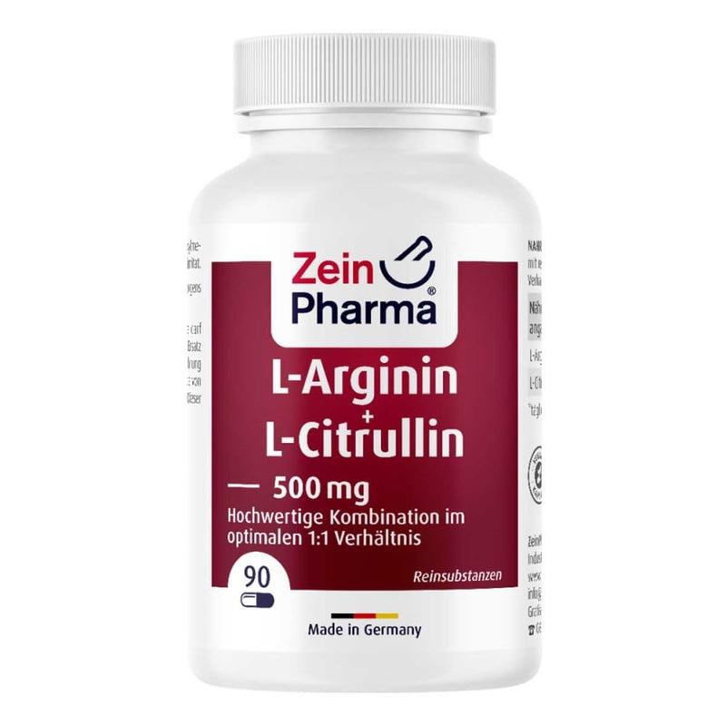 L-Arginine + L-Citrulline capsules 500 mg 90 pieces - NewNest Australia