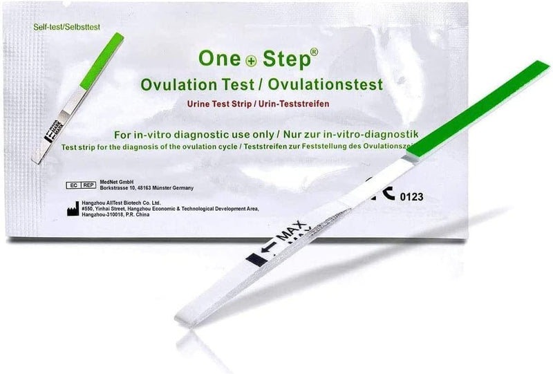 50 x One+Step ovulation test sensitivity 40 miu/ml for women with high hormone levels - detection of fertile days - NewNest Australia