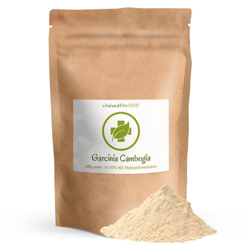 Garcinia Cambogia powder 100 g - rich in calcium, vitamin A, BC - high dosage, vegan, free of gluten, lactose, genetic engineering - no additives - NewNest Australia