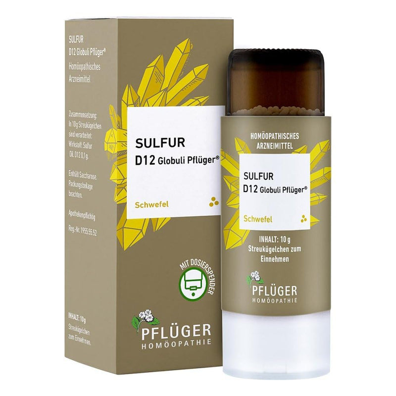 Sulfur D12 globules Pflüger dosing dispenser 10 g - NewNest Australia