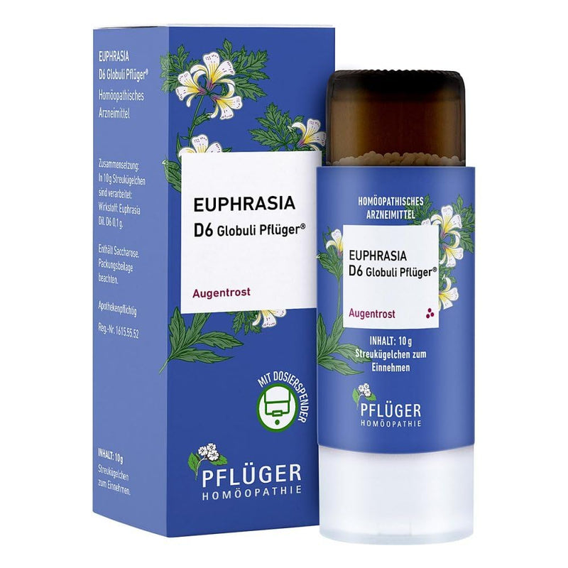 Euphrasia D6 globules Pflueger dosage dispenser 10 g - NewNest Australia