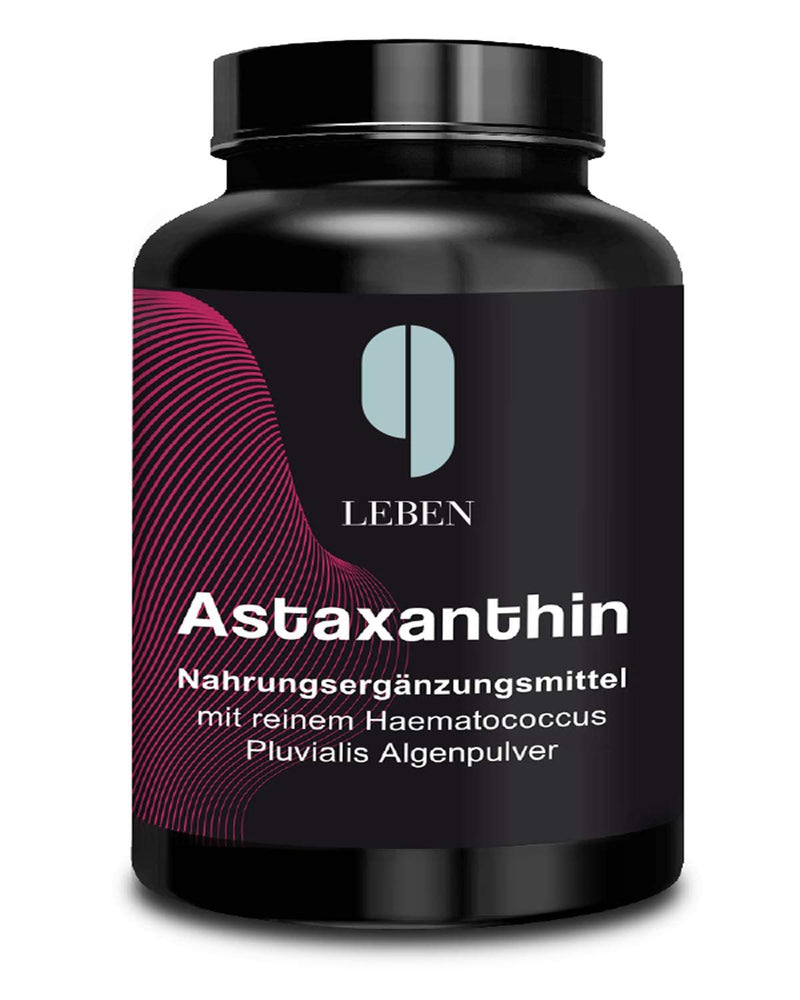9 Leben® PREMIUM Astaxanthin 180 capsules high-dose vegan – LABORATORY TESTED – 6mg/capsule of course without additives – pure antioxidant vital - NewNest Australia
