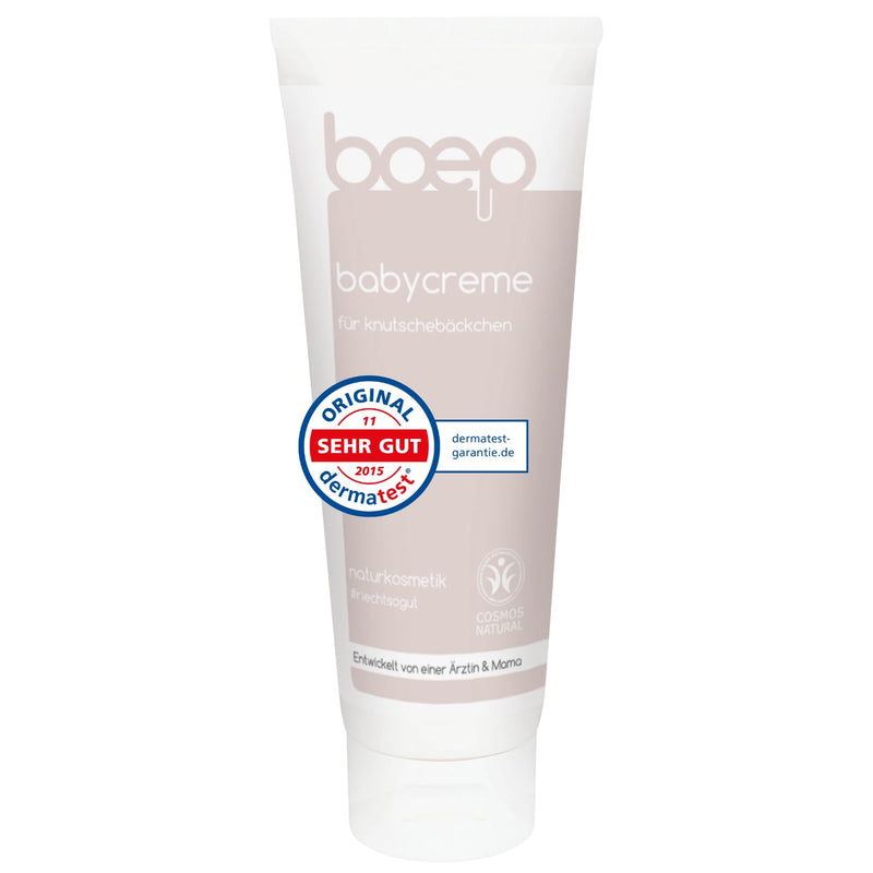 boep baby cream | Vegan natural cosmetic face cream for babies & children | Recommended by midwives | With organic calendula, organic shea butter & almond oil | Developed by a doctor & mom (100 ml) 100 ml - NewNest Australia