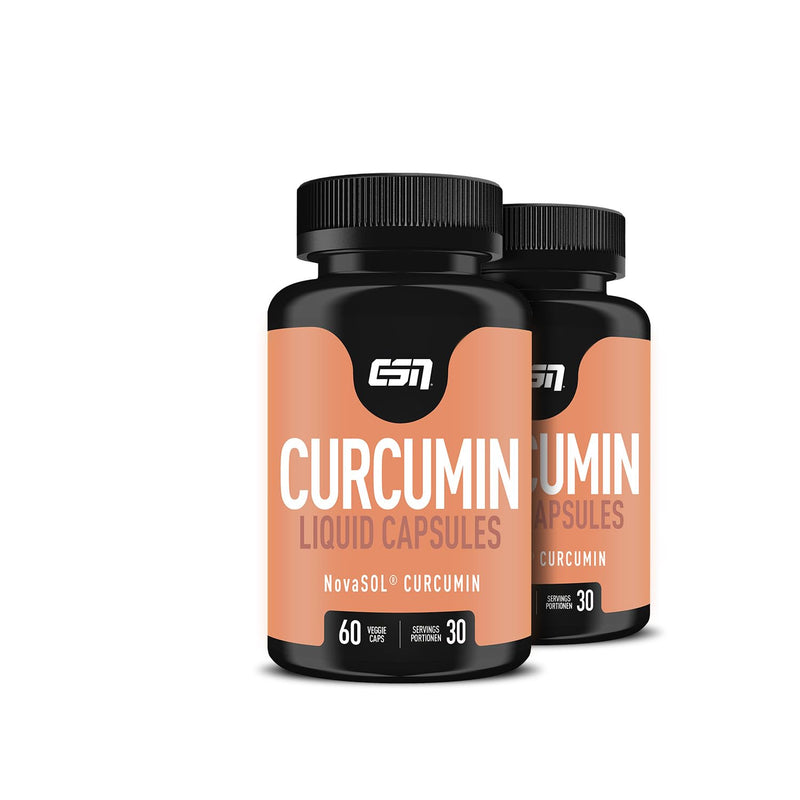 ESN Curcumin Liquid Capsules, 2 x 60 caps. 34.00 g (pack of 2) - NewNest Australia