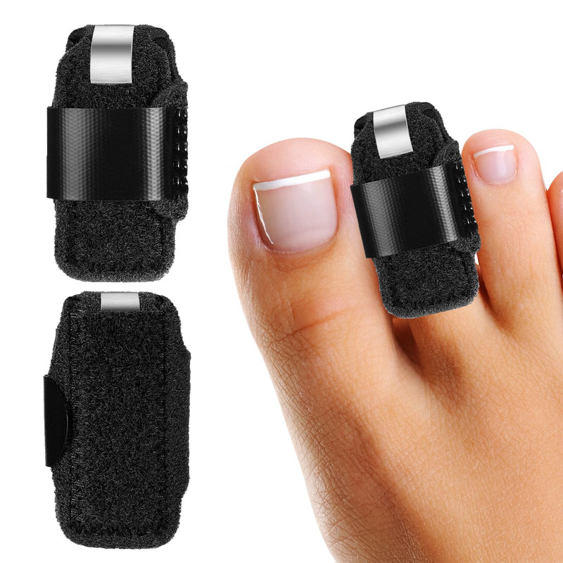 Toe Splint of Broken Toe Toe Straightener Toe Straightener for Aligning and Supporting Toes for Hammer Toes Bent Toes 2Pcs - NewNest Australia
